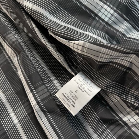 Five Four Mens Dark Gray Zip Up Jacket size Large - Picture 6 of 10